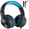 Nabevi BH100 Headphones for Kids, Over Ear, Wired, Hearing Protection, 85/94 dB Adjustable Volume Limit, Sharing Function, Microphone, Lightweight, Comfortable, [Sky Blue] view 1