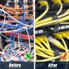 10 Pieces Server Rack Cable Management D Ring Hooks Cable Hooks Black Cable Management Rack Wire Organizer Cable Organizers Vertical Rack Mount Server Rack Accessories for Network Cables Fiber Optic view 3