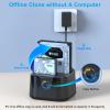 GODO USB 3.0 to SATA III Mini Dual Bay External Hard Drive Docking Station for 2.5/3.5 inch HDD SSD,Support Offline Clone,Hot Pluggable,UASP (5 Gbps) and Max view 3
