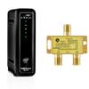 ARRIS Surfboard SBG10-RB DOCSIS 3.0 Cable Modem & AC1600 Dual Band Wi-Fi Router + GE Digital 2-Way Coaxial Cable Splitter view 1