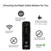 ARRIS Surfboard DOCSIS 3.0 Cable Modem & Wi-Fi Router Bundle with Coaxial Cable view 4
