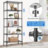 6 Tier Storage Shelves Rack, Adjustable Wire Shelving 23 x 13 x 59 view 4
