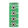 4 Key Keyboard Module Push Button Switch 4 Key Universal Switch Module Keyboard Board for DIY Accessory Kit DC 0-48V view 1