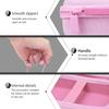 co2CREA Hard Travel Case Replacement for Canon SELPHY QX20 / QX10 Portable Square Photo Printer (Pink Case) view 4