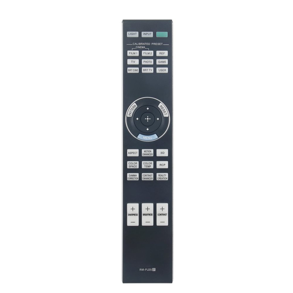ALLIMITY RM-PJ25 RM-PJ28 Replacement Remote Control fit for Sony Projector Home Entertainment VPL-HW45ES VPL-VZ1000 VPL-VZ1000ES VPL-HW55ES VPL-GTZ1 VPL-HW40ES VPL-HW45 VPL-HW65 VPL-VW285ES