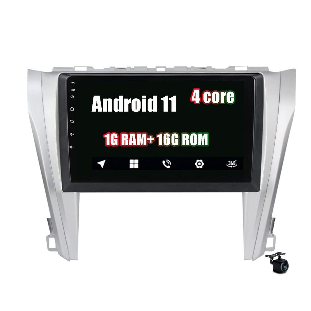 Android 11 Car Stereo Sat Nav with Double Din 9 Inch Head Unit for Camry 8 50 55 2011-2017 Support Steering Wheel Control/WiFi/Bluetooh/FM/DAB+