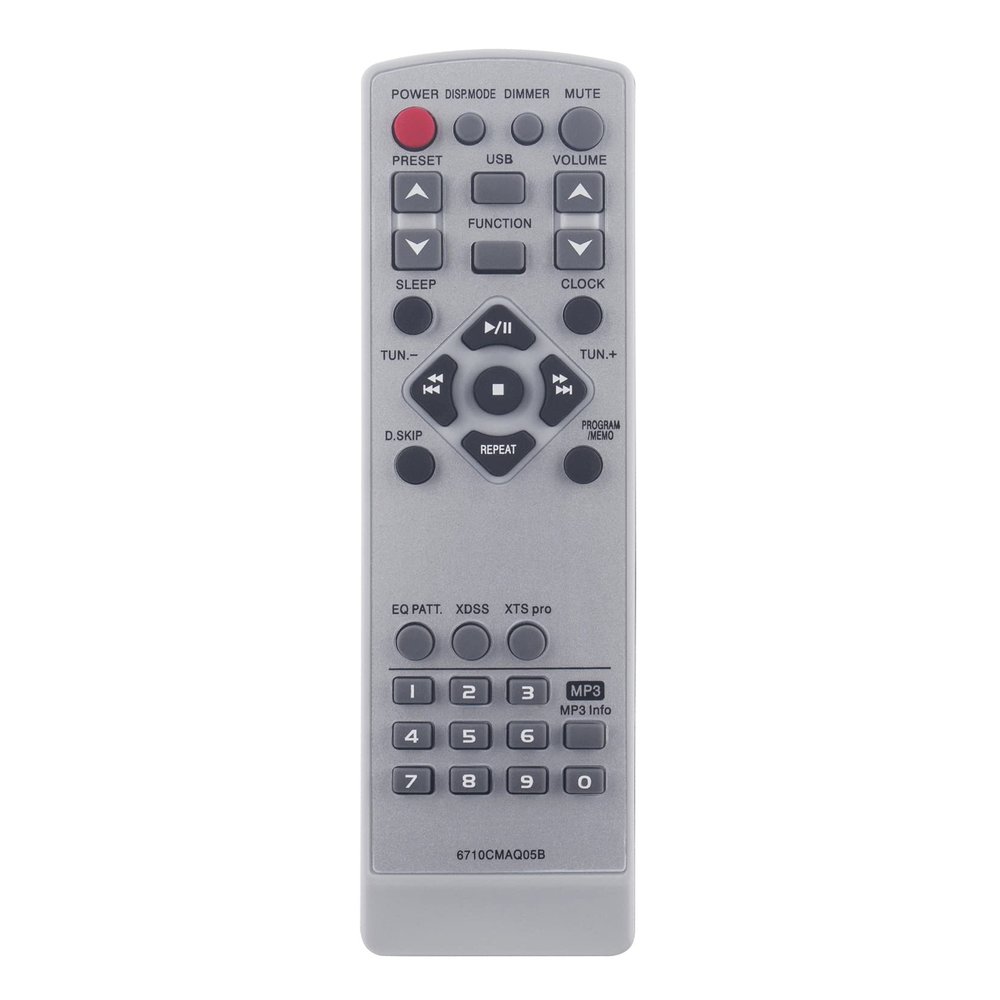 ALLIMITY 6710CMAQ05B Replacement Remote Control Compatible with LG Micro CD Bookshelf Audio Home Cinema System LFSU850 LFU850D LFU850 LFU850A