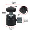 FEICHAO Camera Mini Ball Head 360 Rotating with 1/4 Screw Compatible with 13 Hero Osmo 360 Action 4 X4/3 Sport Camera Tripod view 2