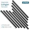 Cable Hider Raceway Kit, 153in Wire Hiders for TV on Wall, Paintable Cord Cover Channel, Cord Hider for Wall Mounted TV in Home Office, 9X L17in X W0.95in X H0.47in, Black view 3