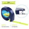 5 Pack Compatible with Dymo Letratag Refills Replacement for Dymo Label Maker Refills 12mm x 4m(1/2" x 13') Colored Plastic Label Tape for Letra Tag LT 100H 100T QX50 Handheld Label Maker Tape Refill view 3