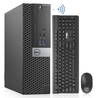 Dell OptiPlex 3040 Refurbished Desktop Computers Small Form Factor PC,16GB Ram 512GB SSD,i5 6500,AC8260 Built-in WiFi,HDMI Dual Monitor Support,Windows 10 Pro,Altec Wireless Keyboard Mouse (Renewed)
