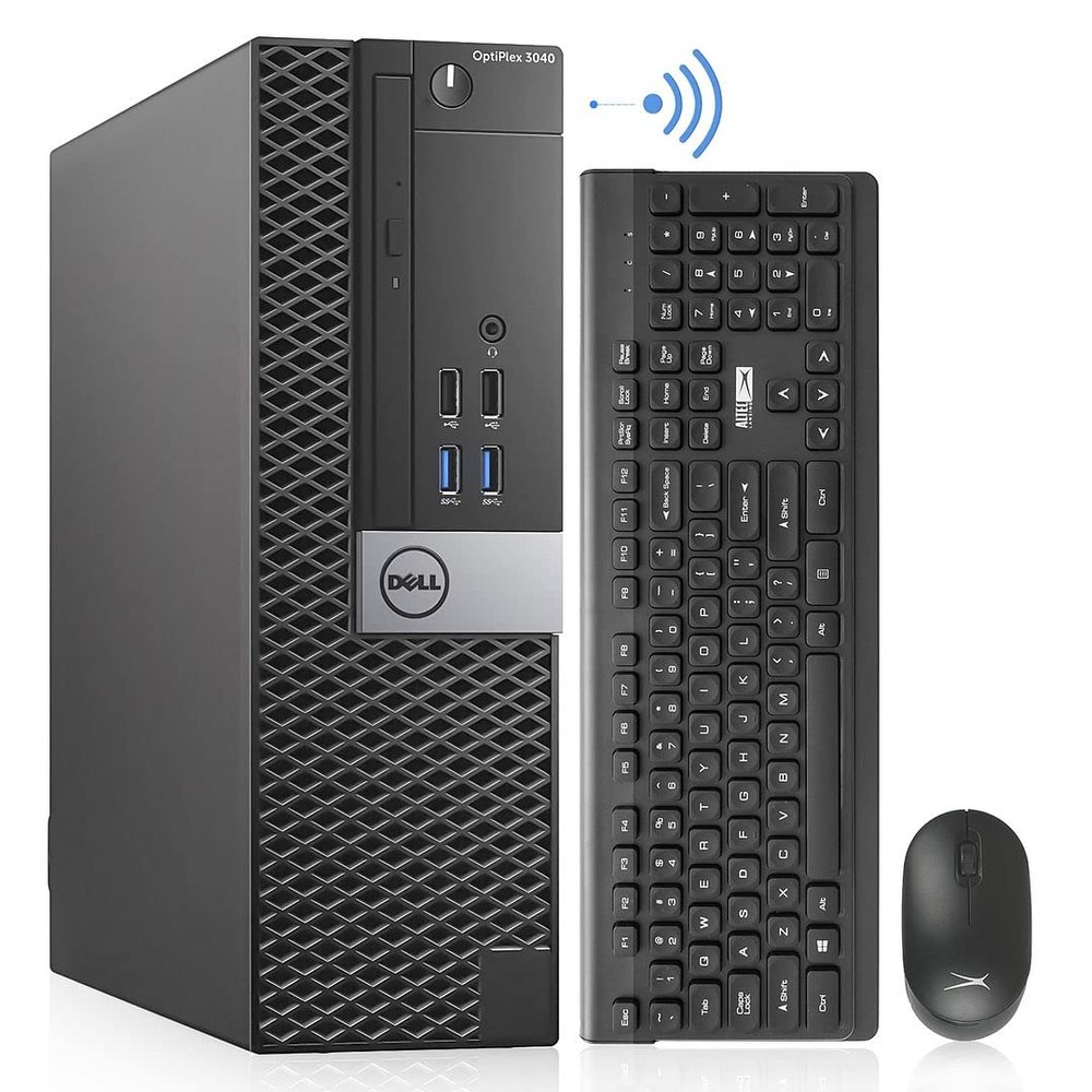 Dell OptiPlex 3040 Refurbished Desktop Computers Small Form Factor PC,16GB Ram 512GB SSD,i5 6500,AC8260 Built-in WiFi,HDMI Dual Monitor Support,Windows 10 Pro,Altec Wireless Keyboard Mouse (Renewed)