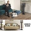 Speaker Stands, Heavy Duty Speaker Stands, Adjustable Height 85-120cm/33.4-47.2", Satellite Speaker Holder, for Surround Sound System, Home Cinema view 3