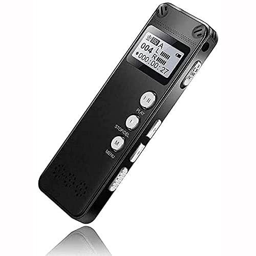 Feiyx Recording pen Professional Dictaphone,Mini Voice Activated Digital Voice Recorder Pen,Dual Mic Denoise HiFi MP3 Player,One-click Recording and Saving,This Is The Best Gift for Friends and Collea