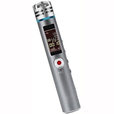 Feiyx Recording pen HD Noise Reduction Recording Pen,Intelligent Digital Compact Student Business Meeting Recording Pen, 360 All-round Recording, Power Failure Protection,for Lectures Meetings Classe