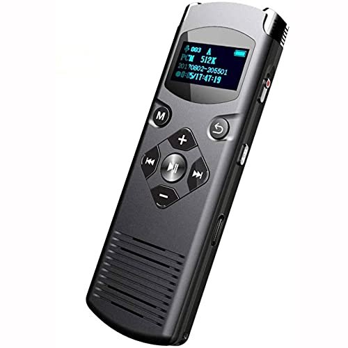Feiyx Digital Voice Recorder for Lectures Meetings -1160 Hours Voice Activated Recording Device,Dual Microphone Noise Reduction Stereo Audio Recorder with Playback,Password,for Lectures/Meetings/Class