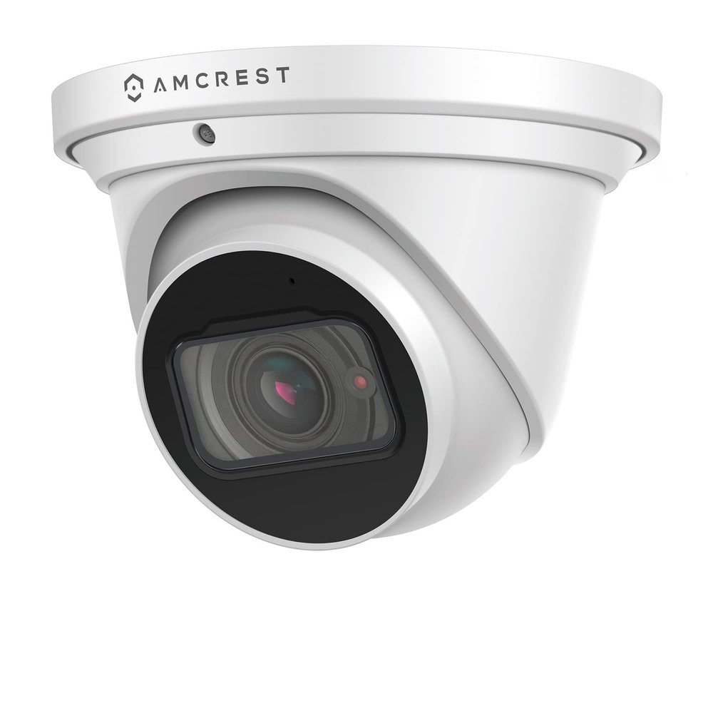 Amcrest 4K Optical Zoom IP Camera, Motorized Lens, 8MP POE Camera Dome, 4X Optical Zoom Security Camera Turret, 2.7mm~12mm Lens, IP67 IK10 Vandal Resistant, Built-in Mic, (IP8M-MT2544EW) (Renewed)