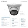 Amcrest 4K Optical Zoom IP Camera, Motorized Lens, 8MP POE Camera Dome, 4X Optical Zoom Security Camera Turret, 2.7mm~12mm Lens, IP67 IK10 Vandal Resistant, Built-in Mic, (IP8M-MT2544EW) (Renewed) view 3