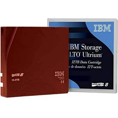 IBM 01PL041 LTO-8 Ultrium, 12TB/30TB, Part # 01PL041 cartucho Cinta