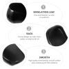KALLORY Hair Dye Earmuffs, Salon Hair Dye Earmuffs Hairdressing Ear Cover Hair Dyeing Ear Protector Hair Coloring Ear Caps Ear Cover Shield Bathing Shower Caps Ear Protection Earmuff view 4