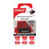 Diablo Reusable Angled Hand Sanding Block for Wood, Metal and Plastics - 2-3/4" x 5", 80/120/220 Grit, Multi-Grade - DFB234ANGH01G view 2
