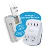 Ceptics World Travel Adapter Kit 2 USB-A, USB-C US Outlets, 20W/QC 18W Power Delivery, Surge Protection, SWADAPT Compatible for Europe, UK, China, Australia, Japan Perfect Laptop (WPS-5B) view 3