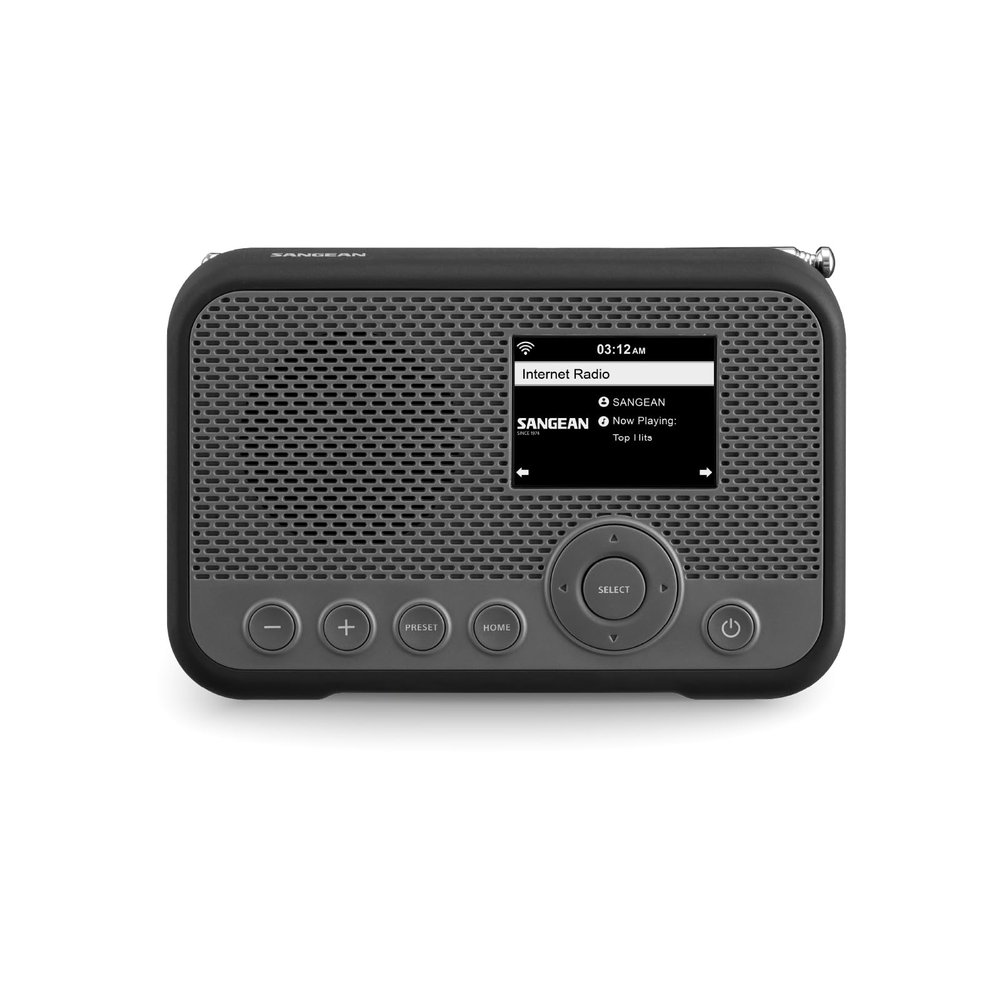 Sangean WFR-39 FM-RBDS/Internet Radio with Spotify Connect, AirMusic Control Rechargeable Portable Digital Radio