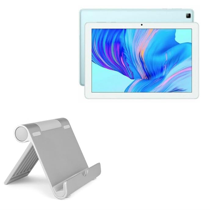 BoxWave Stand and Mount Compatible with Honor Pad X6 - VersaView Aluminum Stand, Portable, Multi Angle Viewing Sturdy