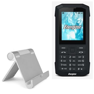 BoxWave Stand and Mount Compatible with Energizer Energy 100 (2017) - VersaView Aluminum Stand, Portable, Multi Angle Viewing Sturdy