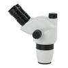 Lab Microscope Slides 3.35X 6.7X 45X 90X Zoom Simul-Focal Trinocular Stereo Microscope 0.5X 2X Barlow Lens Microscope Parts (Color : 6.7X-45X) view 4