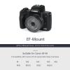 AstrHori 27mm F2.8 II Large Aperture Lens APS-C Manual Lens Compatible with Canon EF-M Mount Mirrorless Camera M,M2,M3,M5,M6,M10,M100,M50,M50II,etc(Grey) view 3
