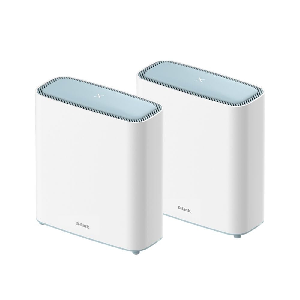 D-Link Eagle Pro AI AX3200 Mesh WiFi 6 System- 2 Pack- 8-Streams, 802.11ax Router, Dual Band, OFDMA, MU-MIMO, Voice Control with Google Assistant and Amazon Alexa (Manufacturer Discontinued)