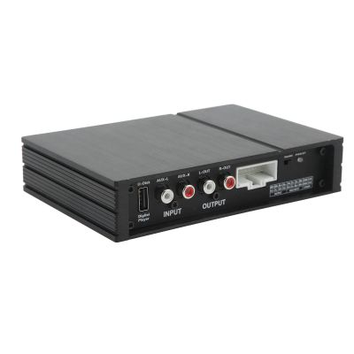 4 Channel Amplifier Car Audio, Car DSP Amplifier 4 Channel Input HD Bluetooth App Control 12V Universal Audio System