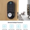 Fingerprint Smart Door Lock with Keypad Handle,Electronic Keypad Entry Lever Knob with Handle, for Home, Apartment, Office, Front Door, Bedroom, Keyless Entry Door Lock view 2