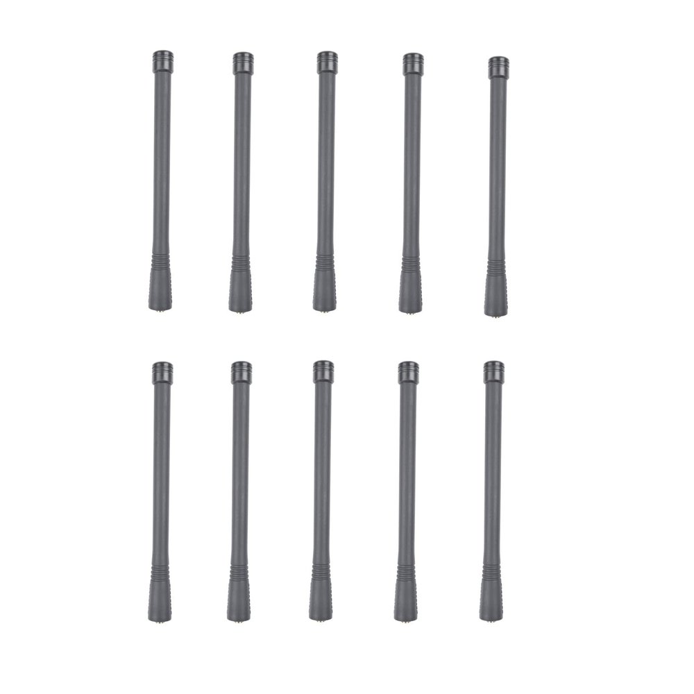 10 Pack NAD6502 NAD6502AR Whip VHF Antenna 6" 146-174 MHz Compatible for CP200 CP200D CP185 CP125 CP150 EX500 EX600 EP350 EP450 EX600XLS HT750 HT1250 HT1250LS PR400 SP50 VL130 Two Way Radio