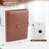 Ablus 256 Pockets Photo Album for Polaroid Snap SnapTouch Zip Mint Cameras Printers, Fujifilm Instax Mini 11 90 9 8+ 8 7S 70 50S 26 25 LiPlay Instant Camera Film, Mini Link SP-1 Printer (Brown) view 2