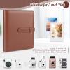 Ablus 256 Pockets Photo Album for Polaroid Snap SnapTouch Zip Mint Cameras Printers, Fujifilm Instax Mini 11 90 9 8+ 8 7S 70 50S 26 25 LiPlay Instant Camera Film, Mini Link SP-1 Printer (Brown) view 4