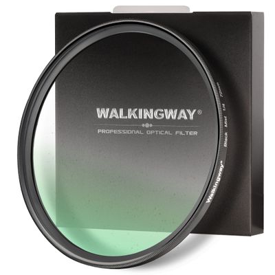 WalkingWay 67mm Black Diffusion Filter 1/8 Pro Mist Camera Lens Filter Soft Dreamy Cinematic Effect Hazy Diffuser with Ultra Slim and Optical Glass for Portrait/Vlog/Photography/Video