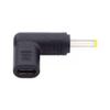 Cablecc USB 3.1 Type C USB-C Female to DC 12V 4.0x1.7mm Plug Adapter 90 Degree Angled PD Emulator Trigger view 1