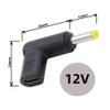 Cablecc USB 3.1 Type C USB-C Female to DC 12V 4.0x1.7mm Plug Adapter 90 Degree Angled PD Emulator Trigger view 3