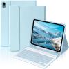 MMK for iPad 11th 10th Generation Case with Keyboard (2022, 10.9"), Wireless Detachable Keyboard, Pencil Holder for iPad 11 inch (A16 2025), 10th Gen (10.9 Inch 2022) Blue view 1