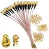 TUOLNK IPX MHF1 to SMA Cable,SMA Female to U.FL IPX RG178 for GPS Module Mini PCI UFL to SMA WiFi Antenna Extension Cable 4inch (10cm) 5pcs view 1