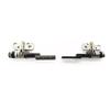fqparts Generic Laptop LCD Screen Hinges Set Shaft Axis Bracket for DELL for XPS 13 9350 L&R view 1