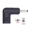 Cablecc USB 3.1 Type C USB-C Female to DC 12V 3.5x1.3mm Plug 90 Degree Angled Adapter PD Emulator Trigger view 2