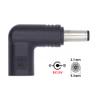 cablecc USB 3.1 Type C USB-C Female to DC 12V 5.5x2.1mm Plug 90 Degree Angled Adapter PD Emulator Trigger view 2