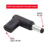 cablecc USB 3.1 Type C USB-C Female to DC 12V 5.5x2.1mm Plug 90 Degree Angled Adapter PD Emulator Trigger view 3