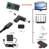 cablecc USB 3.1 Type C USB-C Female to DC 12V 5.5x2.1mm Plug 90 Degree Angled Adapter PD Emulator Trigger view 4