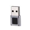 TECKEEN USB Fingerprint Reader for Windows 10 Hello Fingerprint Scanner Fingerprint Sensor Multi Finger,Full Degree Touch Fas Matching Biometric PC Laptop view 1