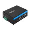 OLYCOM POE++ 240W SFP Hardened Switch Full Gigabit Ethernet Fiber Optic Converter 10/100/1000M 8 X Gigabit POE Ports 1 X SFP Slot DIN-Rail Mount view 1
