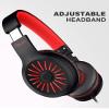 ELECDER i45 Kids Headphones Wired, On-Ear Headphones for School Teens, Red view 3